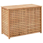 Wasmand 87,5x46x67 cm massief walnotenhout