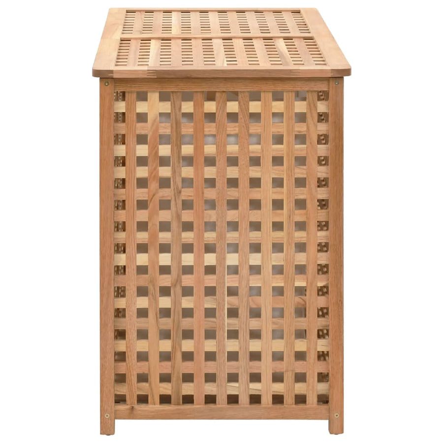 Wasmand 87,5x46x67 massief walnotenhout