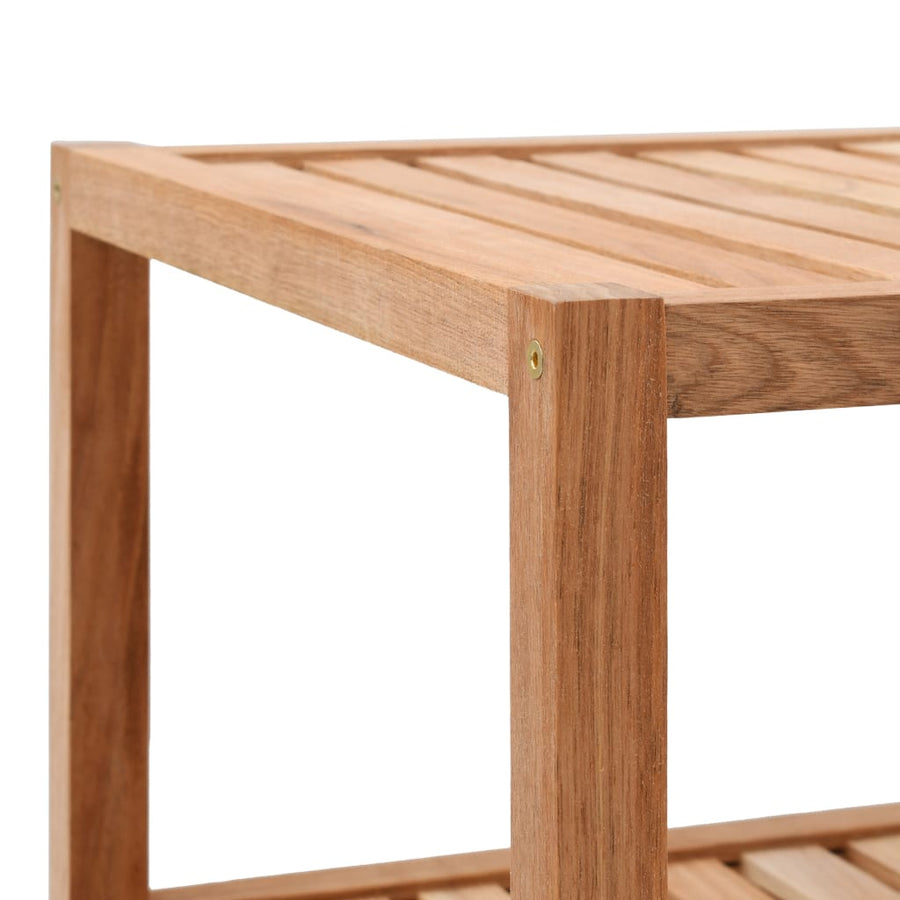 Badkamerrek 65x40x55 cm massief walnotenhout