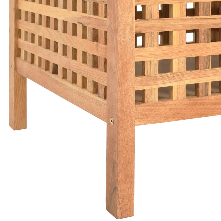 Opbergbankje Massief Walnotenhout 49 x 48 x 49 cm