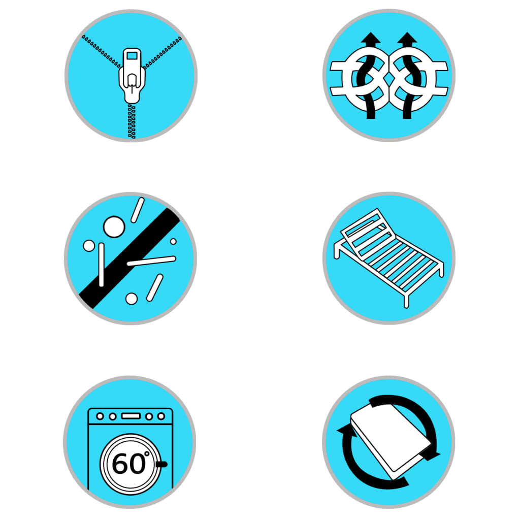 Matras 7 Zone 6 Cm Pu-Schuim H2 H3 80 x 200 cm