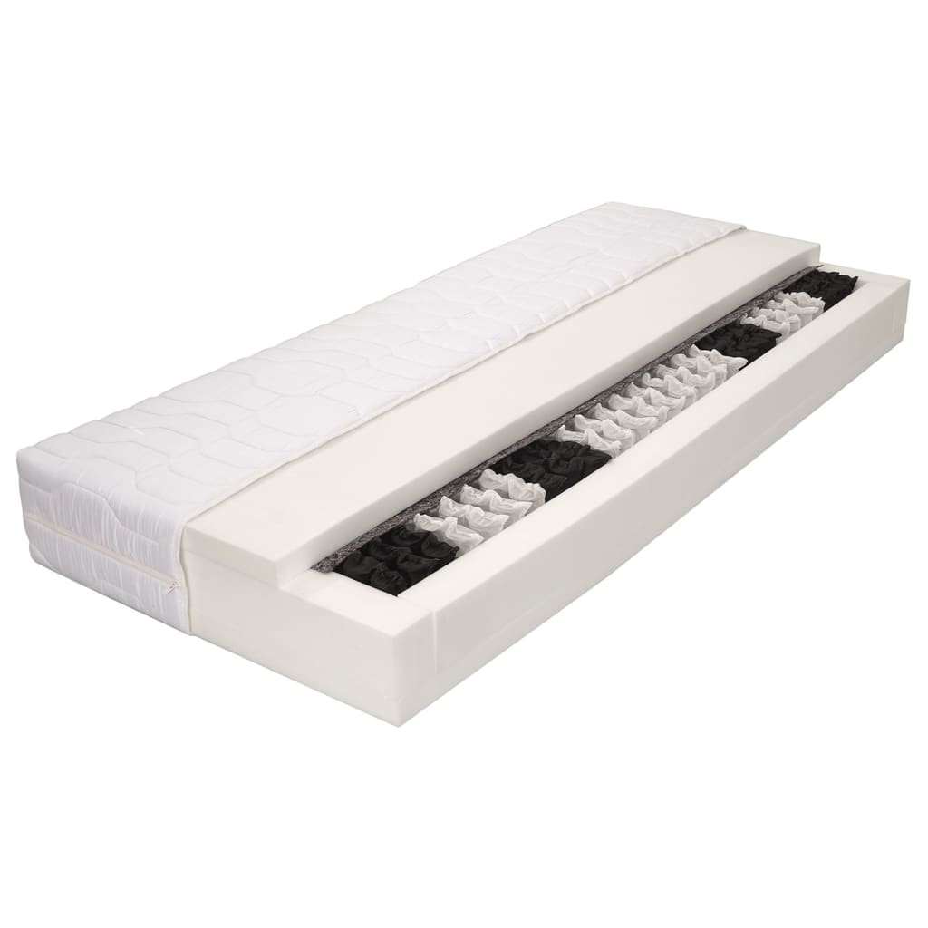 Matras 7 Zone 20 cm pocketvering H3 100x200 cm 100 x 200 cm