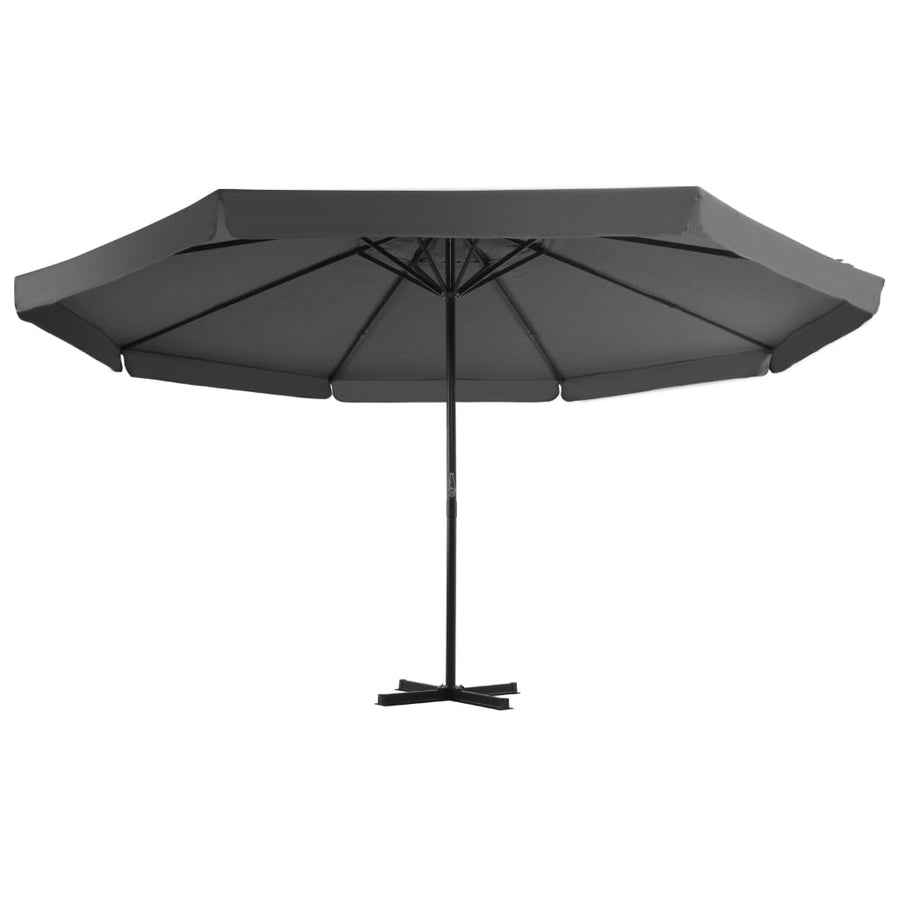 Parasol Met Draagbare Voet Antraciet