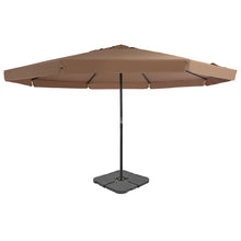 Parasol Met Draagbare Voet Taupe