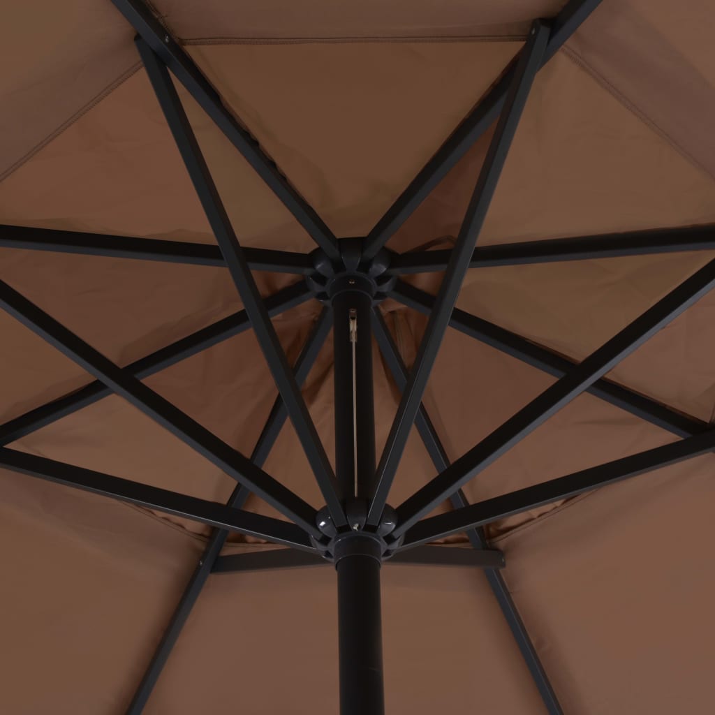 Parasol Met Draagbare Voet Taupe