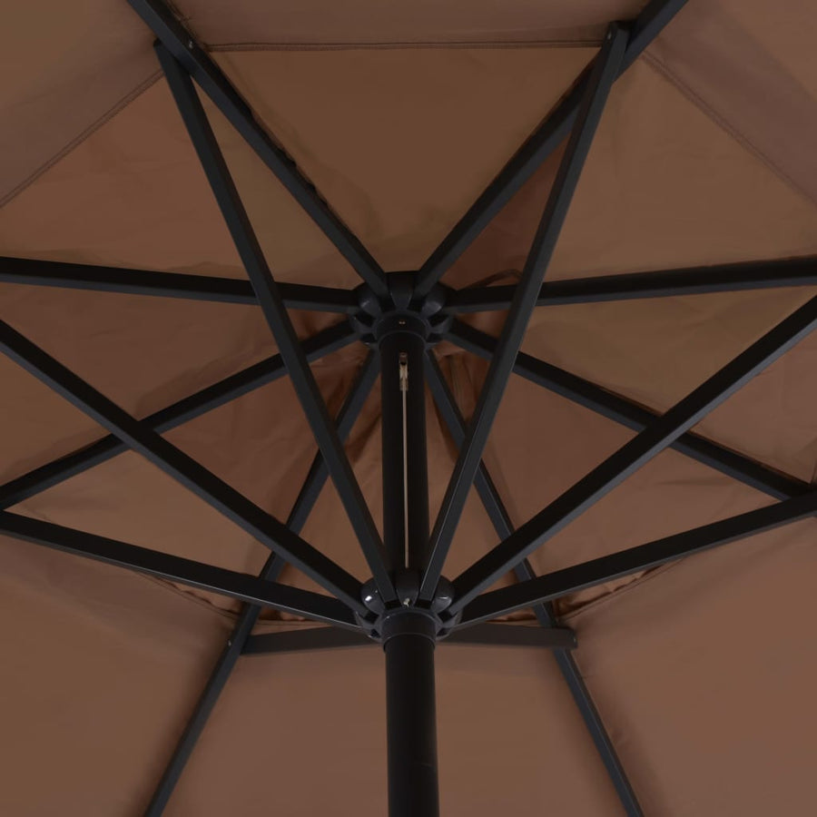 Parasol Met Draagbare Voet Taupe