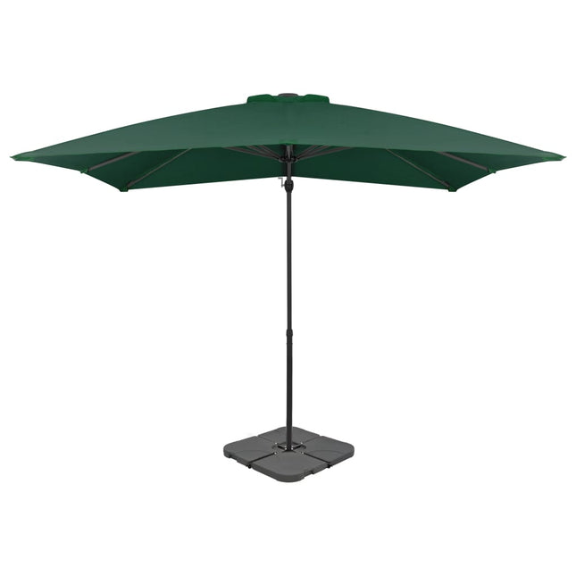 Parasol Met Draagbare Voet Groen