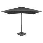 Parasol Met Draagbare Voet Antraciet