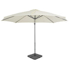 Parasol Met Draagbare Voet Kleurig Zand