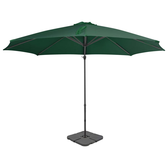 Parasol Met Draagbare Voet Groen