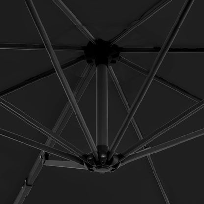 Parasol Met Draagbare Voet Antraciet