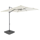 Parasol Met Draagbare Voet Kleurig Zand