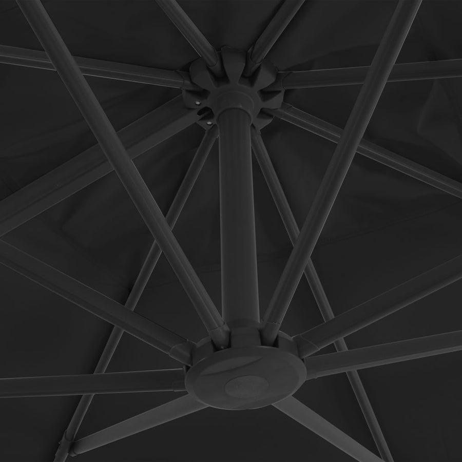 Parasol Met Draagbare Voet Antraciet