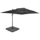 Parasol Met Draagbare Voet Antraciet 3 x 4 m