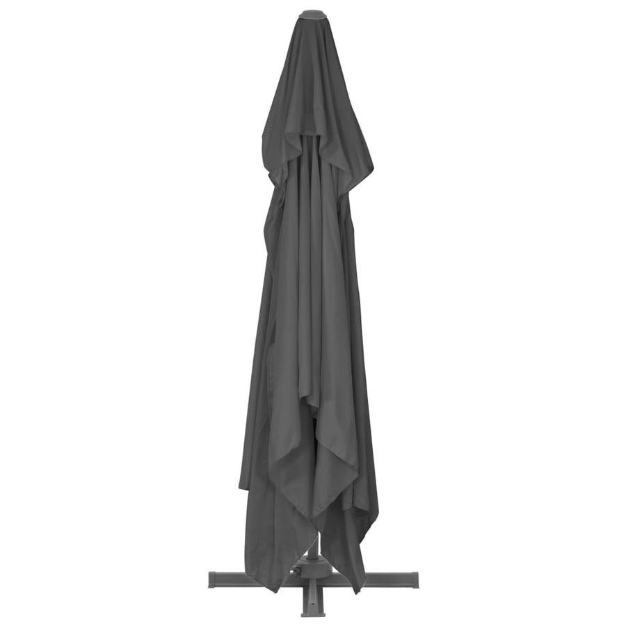 Parasol Met Draagbare Voet Antraciet 3 x 4 m