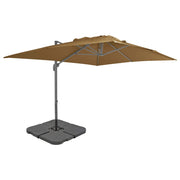 Parasol 400x300 cm taupe kantelbaar draaibaar
