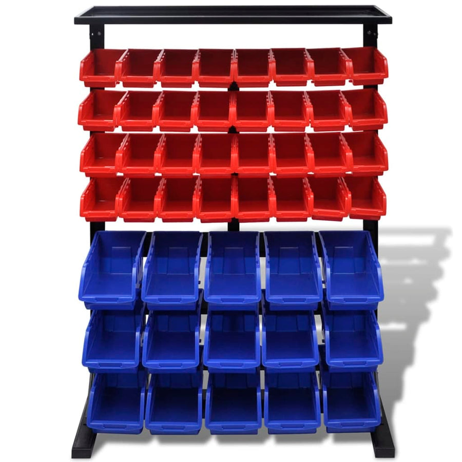 Garage Opbergrek (Blauw En Rood)