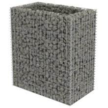 Gabion Plantenbak Verhoogd Gegalvaniseerd Staal 90 x 50 x 100 cm