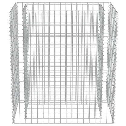 Gabion Plantenbak Verhoogd Gegalvaniseerd Staal 90 x 50 x 100 cm