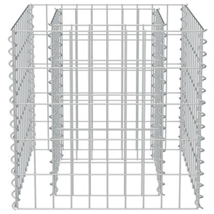 Gabion Plantenbak Verhoogd Gegalvaniseerd Staal 50 x 50 x 50 cm