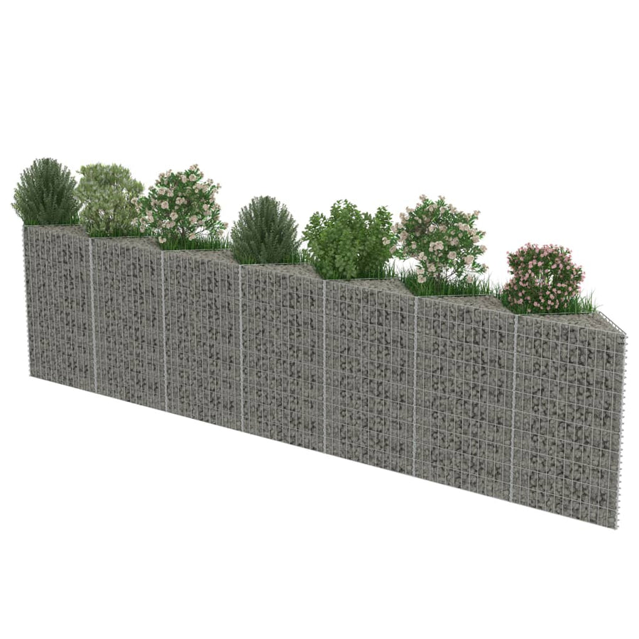 Gabion Mand Gegalvaniseerd Staal 450 x 30 x 100 cm