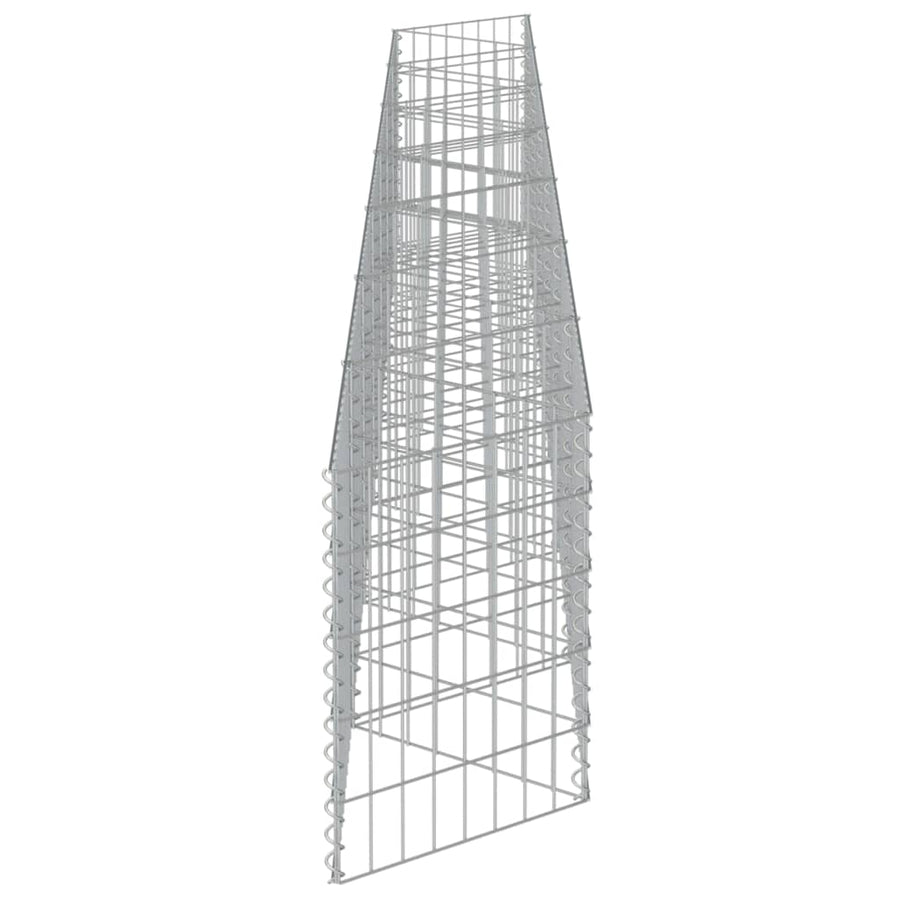 Schanskorfmuur 450x30x50 cm gegalvaniseerd staal 450 x 30 x 50 cm