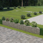 Schanskorfmuur 450x30x50 cm gegalvaniseerd staal 450 x 30 x 50 cm