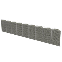 Schanskorf wand 630x30x100 cm gegalvaniseerd staal 630 x 30 x 100 cm