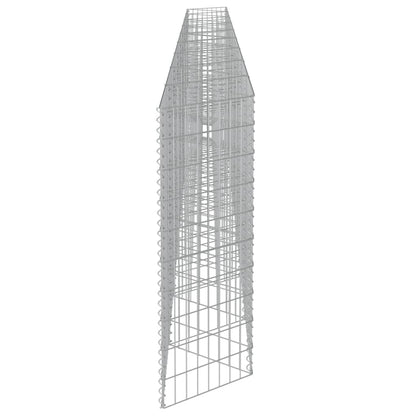 Schanskorf wand 630x30x100 cm gegalvaniseerd staal 630 x 30 x 100 cm