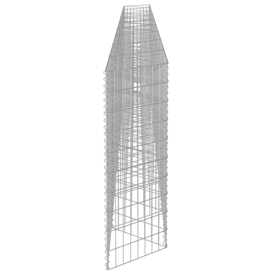 Schanskorf wand 630x30x100 cm gegalvaniseerd staal 630 x 30 x 100 cm
