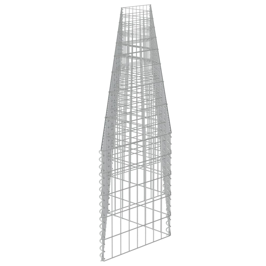 Schanskorfmuur 630x30x50 cm gegalvaniseerd staal 630 x 30 x 50 cm