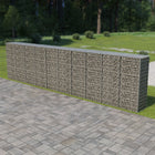 Schanskorfmuur met deksels 600x50x150 cm gegalvaniseerd staal 600 x 50 x 150 cm