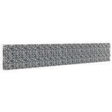 Schanskorfmuur met deksels 600x30x100 cm gegalvaniseerd staal 600 x 30 x 100 cm