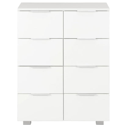 Dressoir 60X35X80 Cm Spaanplaat Hoogglans Wit