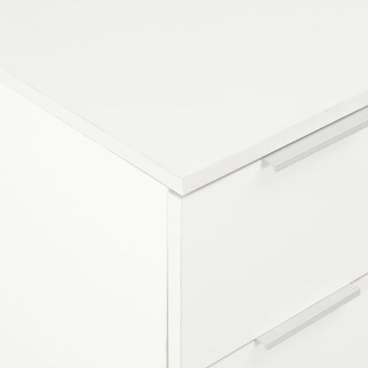 Dressoir 60X35X80 Cm Spaanplaat Hoogglans Wit