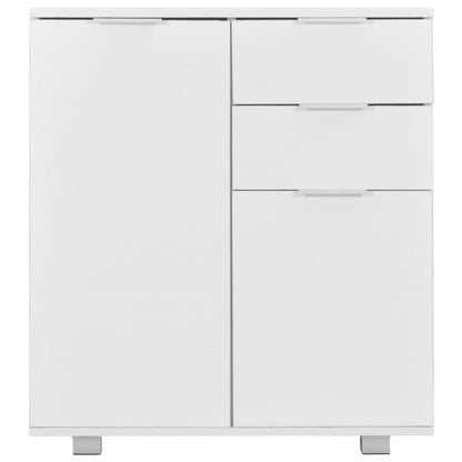 Dressoir 7X35X80 Cm Spaanplaat Hoogglans Wit
