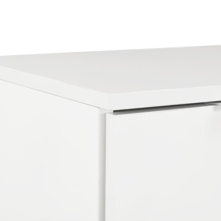 Dressoir 7X35X80 Cm Spaanplaat Hoogglans Wit