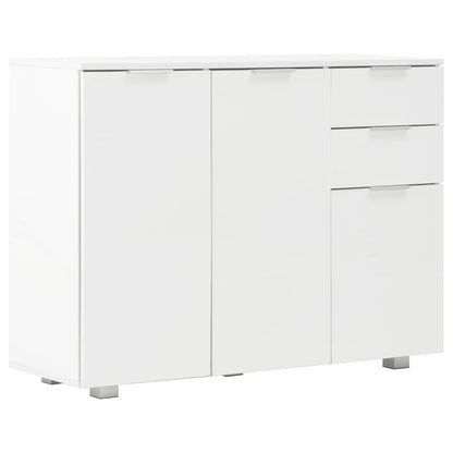 Dressoir 07X35X80,5 Cm Hoogglans Wit