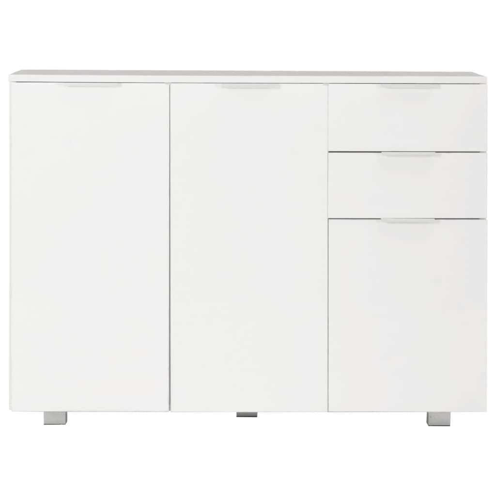 Dressoir 07X35X80,5 Cm Hoogglans Wit