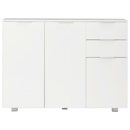 Dressoir 07X35X80,5 Cm Hoogglans Wit