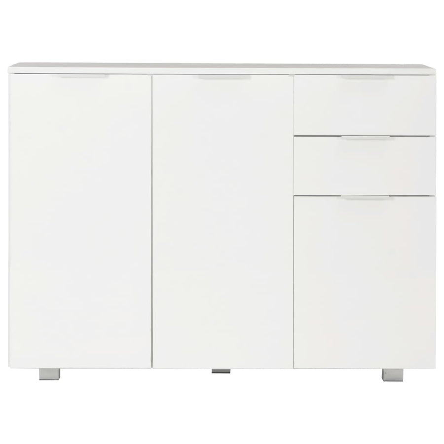 Dressoir 07X35X80,5 Cm Hoogglans Wit