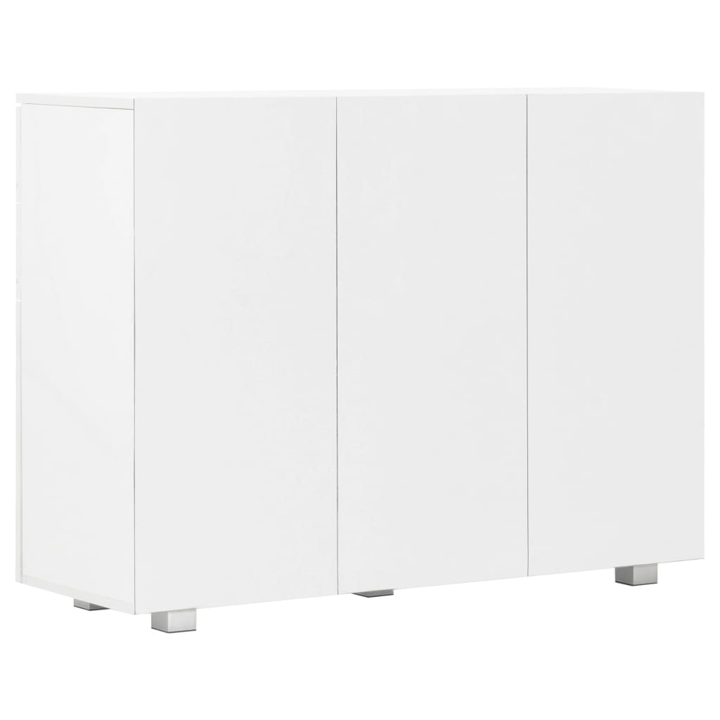 Dressoir 07X35X80,5 Cm Hoogglans Wit