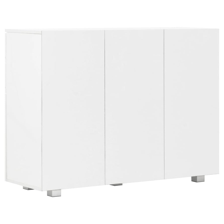 Dressoir 07X35X80,5 Cm Hoogglans Wit