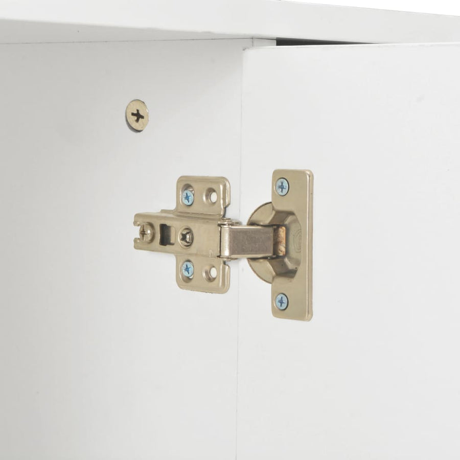 Dressoir 07X35X80,5 Cm Hoogglans Wit