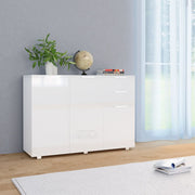 Sideboard 107x35x80.5 cm high gloss white