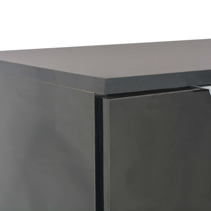 Dressoir 07X35X80,5 Cm Hoogglans Zwart