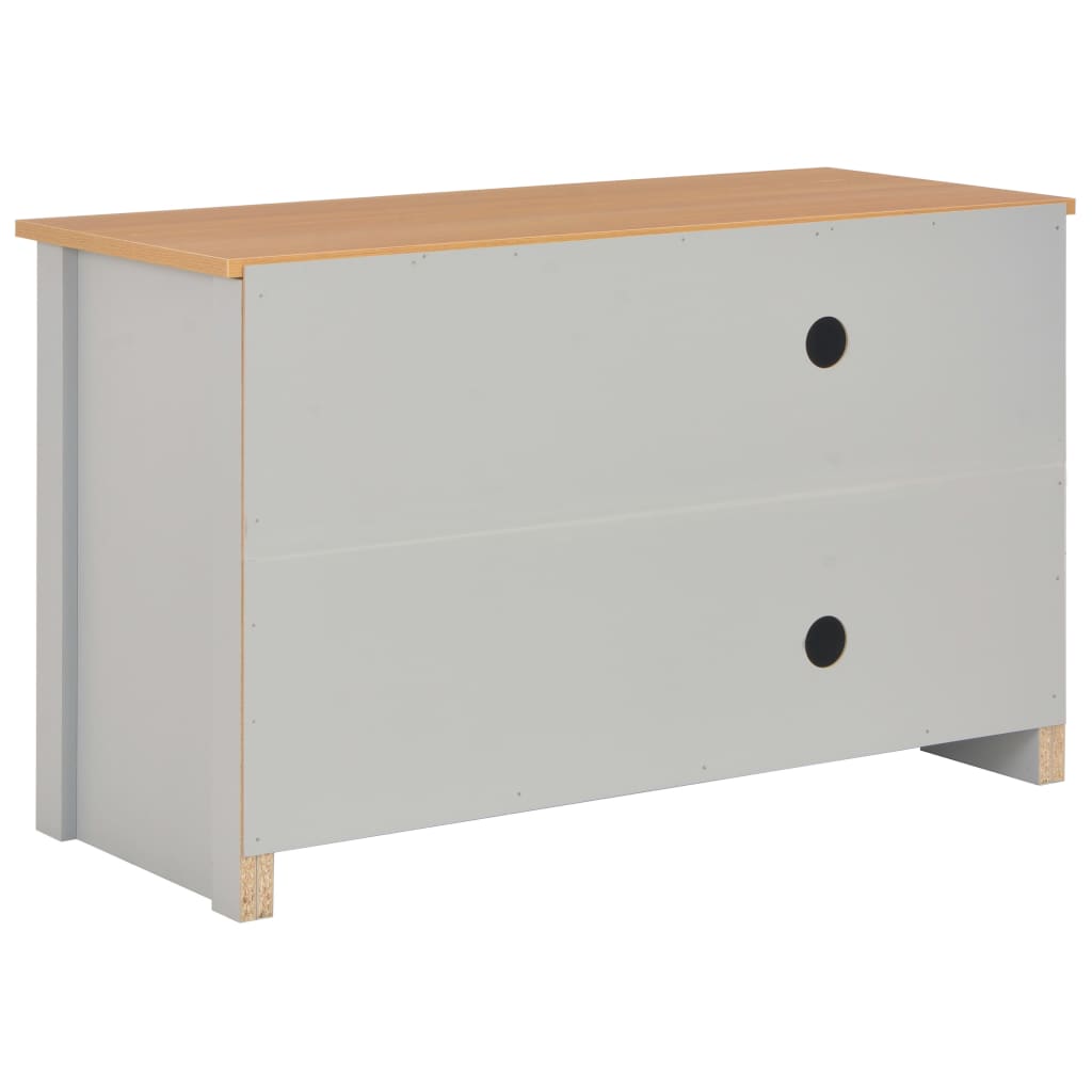 Tv-meubel 95x39x58 cm grijs