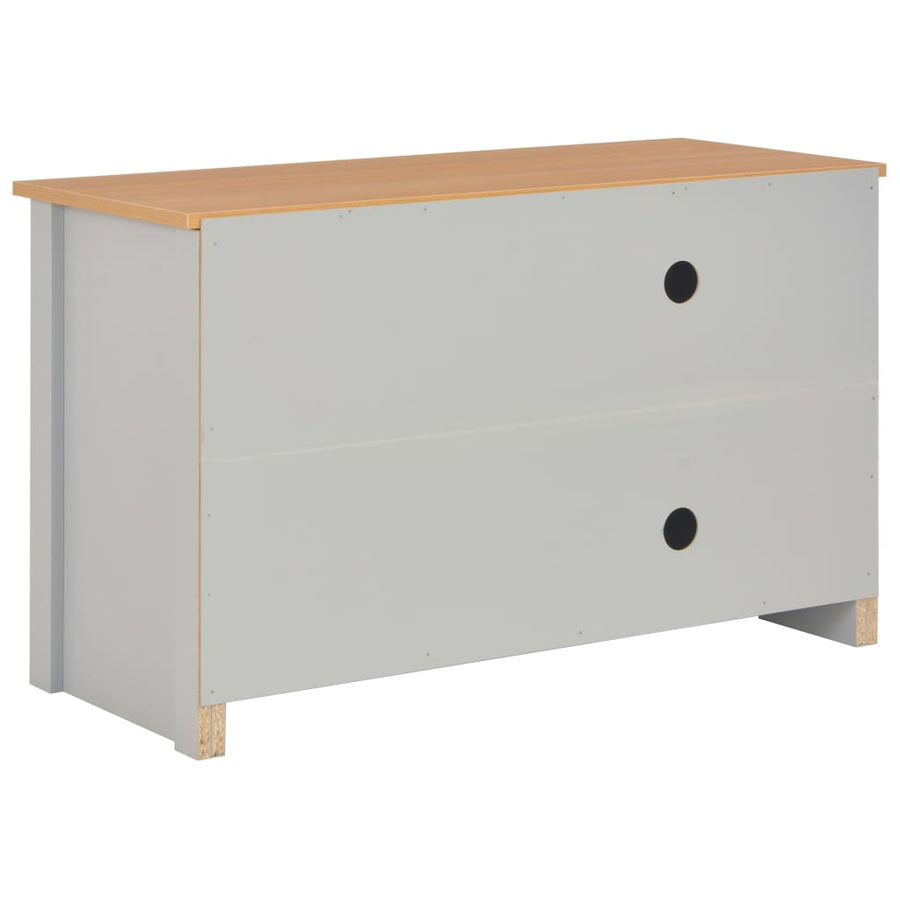 Tv-meubel 95x39x58 cm grijs