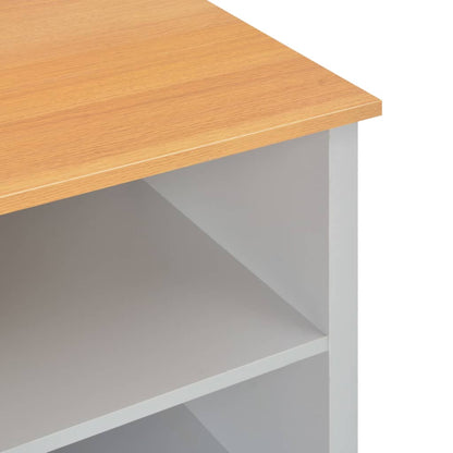 Tv-meubel 95x39x58 cm grijs