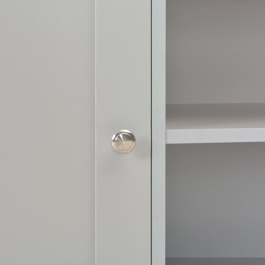 Tv-meubel 95x39x58 cm grijs